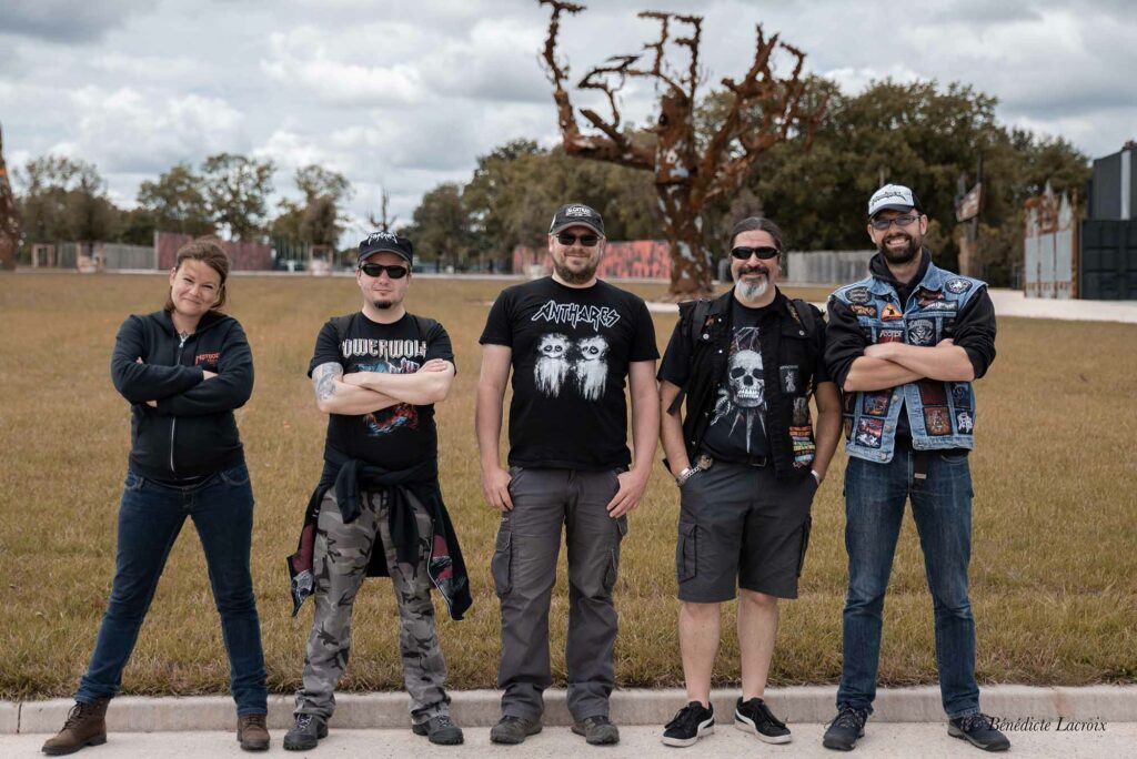 photo groupe amis festival Hellfest