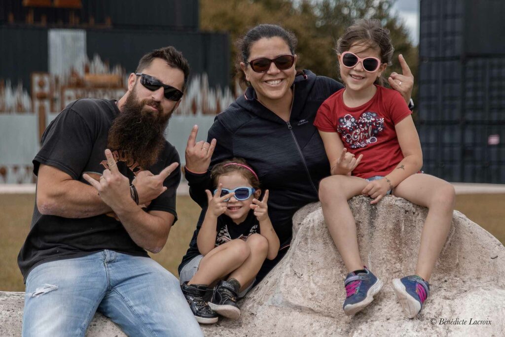 photo famille hellfest 2020