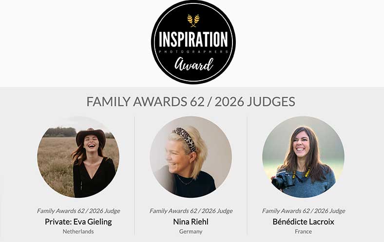 Membre du jury pour le concours photo international « Inspiration photographers »