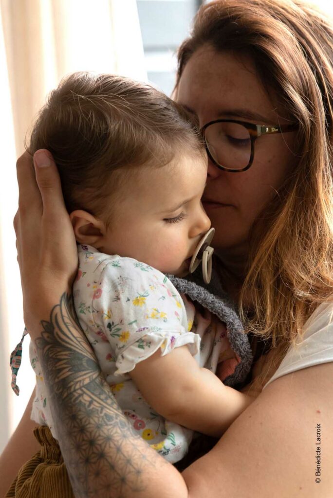 photo calin mere fille portrait