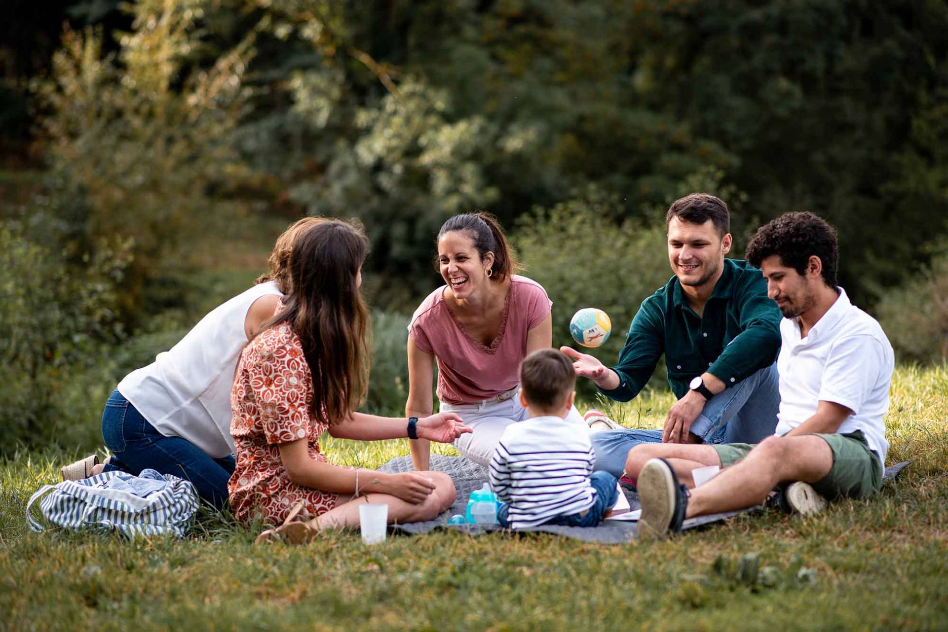 famille pique nique garenne valentin clisson